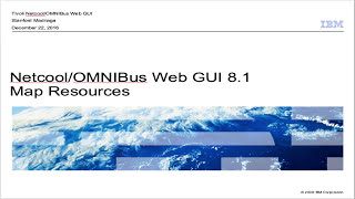 IBM Netcool Web GUI v8 1 Map Resources