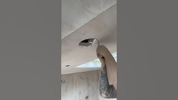 Ceiling speaker installation