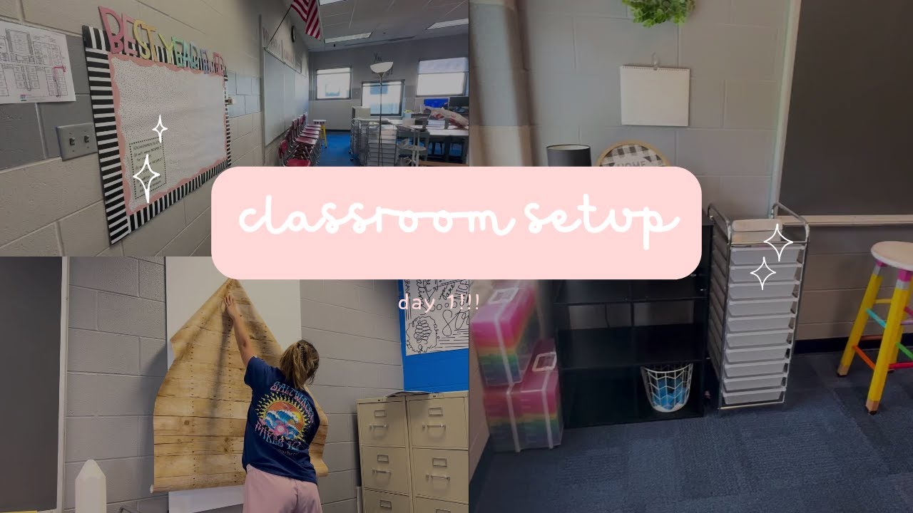 Classroom Setup Day 1!!! 2024 2025 | 3rd Grade