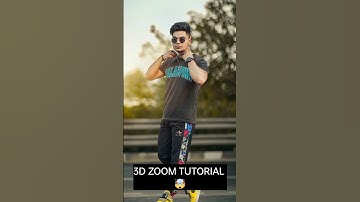 3D Zoom Photo Video Editing Capcut Tutorial #shorts