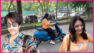 Shanice Finally Did It She Learned How To Ride A Scooter.