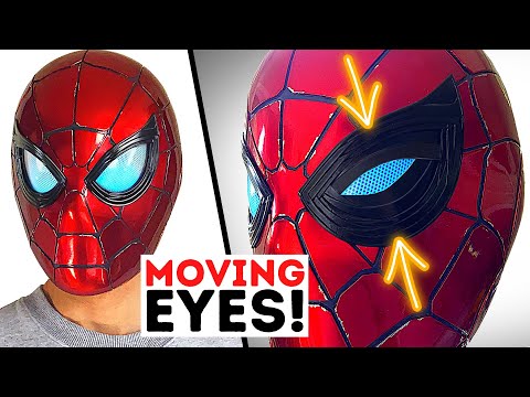 Spider-Man: Miles Morales Mask With MOVING LENSES! DIY (No