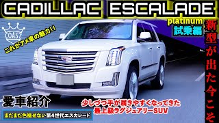 【エスカレード】新型が出た今だからこそ第４世代エスカレード！試乗インプレ CADILLAC ESCALADE PLATINUM(あの人の愛車紹介！？）