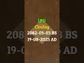 IPO of Swastik Laghubita Bittiya Sanstha Limited