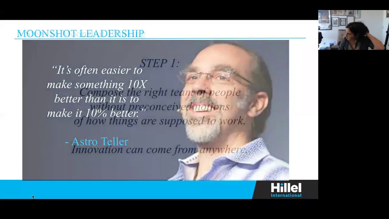 Moonshot Thinking: Shooting for 10X better rather than 10%