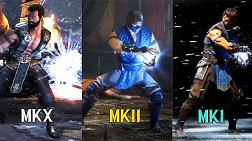 Sub Zero Ice Ball - MKX vs MK11 vs MK1 Brutality