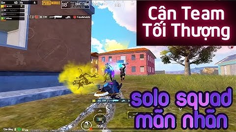 PUBG Mobile - Cầm Mini14 X8 Auto Tap Trong Rank Tối Thượng Cùng Những Pha Solo Squad Mãn Nhãn