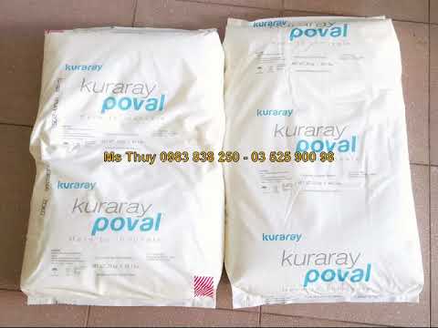 Video Chất làm keo Polyvinyl Alcohol PVA - youtube
