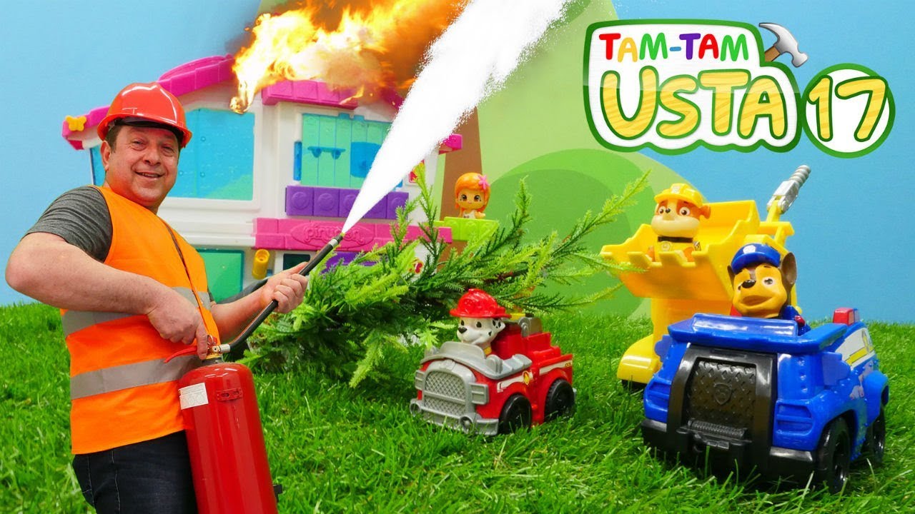 Paw Patrol ile yangını söndürüyoruz. Tam Tam Usta 17