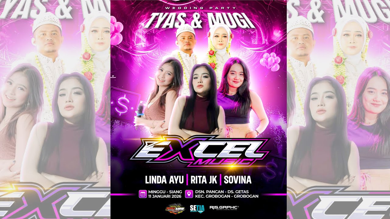 LIVE EXCEL MUSIC || RISKA AUDIO || PANCAN - GETAS - GROBOGAN, 11 JANUARI 2025