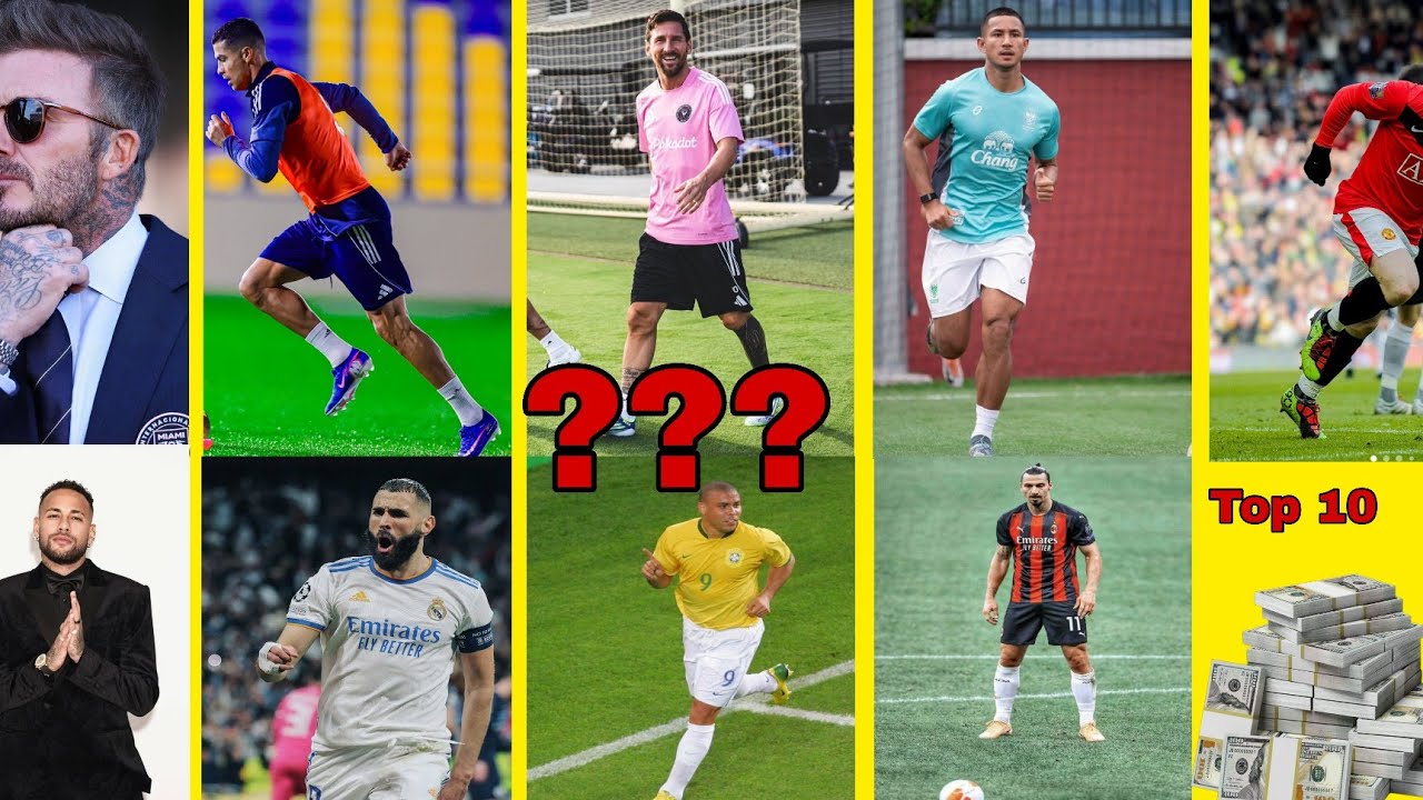 Player Comparison Top 10 Richest Football Players 2026 Comparison Data. - YouTube
