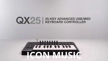 Alesis QX25 Advanced USB MIDI Keyboard Controller available at ICON MUSIC