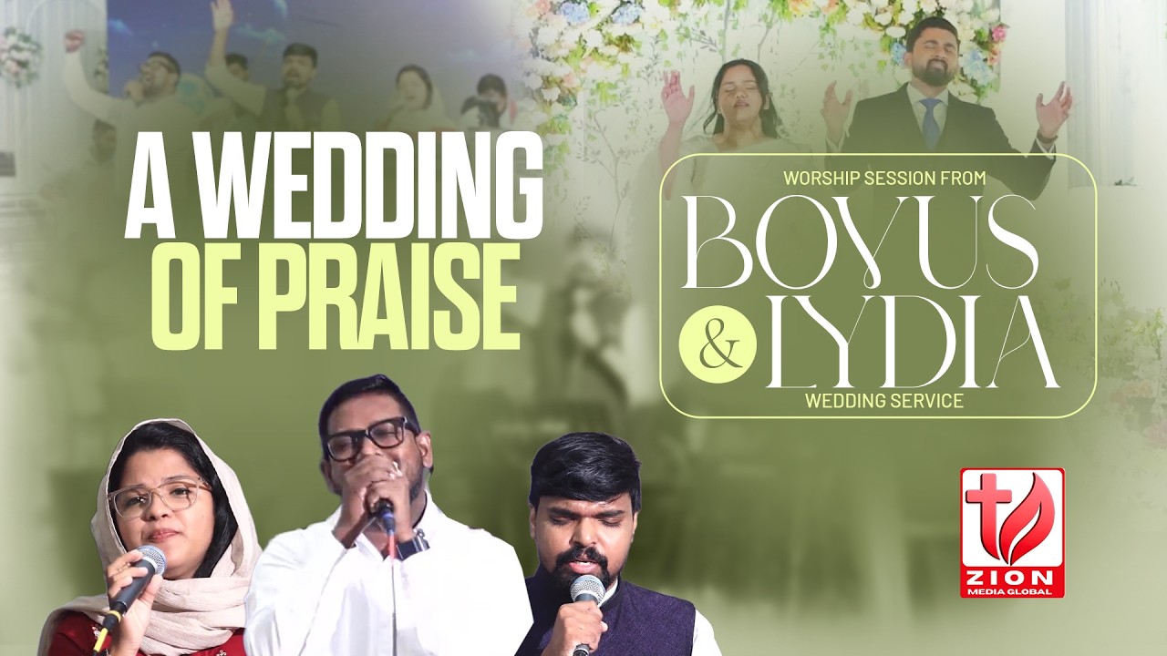 Live Wedding Worship | Sthothram Sthothram Yeshuve | Pr. Lordson Antony | ZION MEDIA GLOBAL