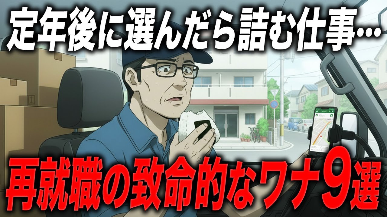 『楽だと思って選んだのに…』60代が再就職で絶対に選んではいけない仕事ランキング9選【定年後の現実】