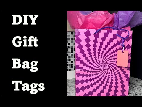 Gift Bag Tags with Cricut - Katherine Learns Stuff!