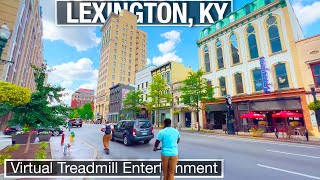 Lexington, Kentucky Downtown Walking Tour  Virtual City Walks and Treadmill tours in 4K