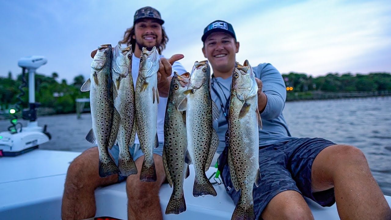 MOVIN' Trout! Non-stop Indian River Seatrout Bite
