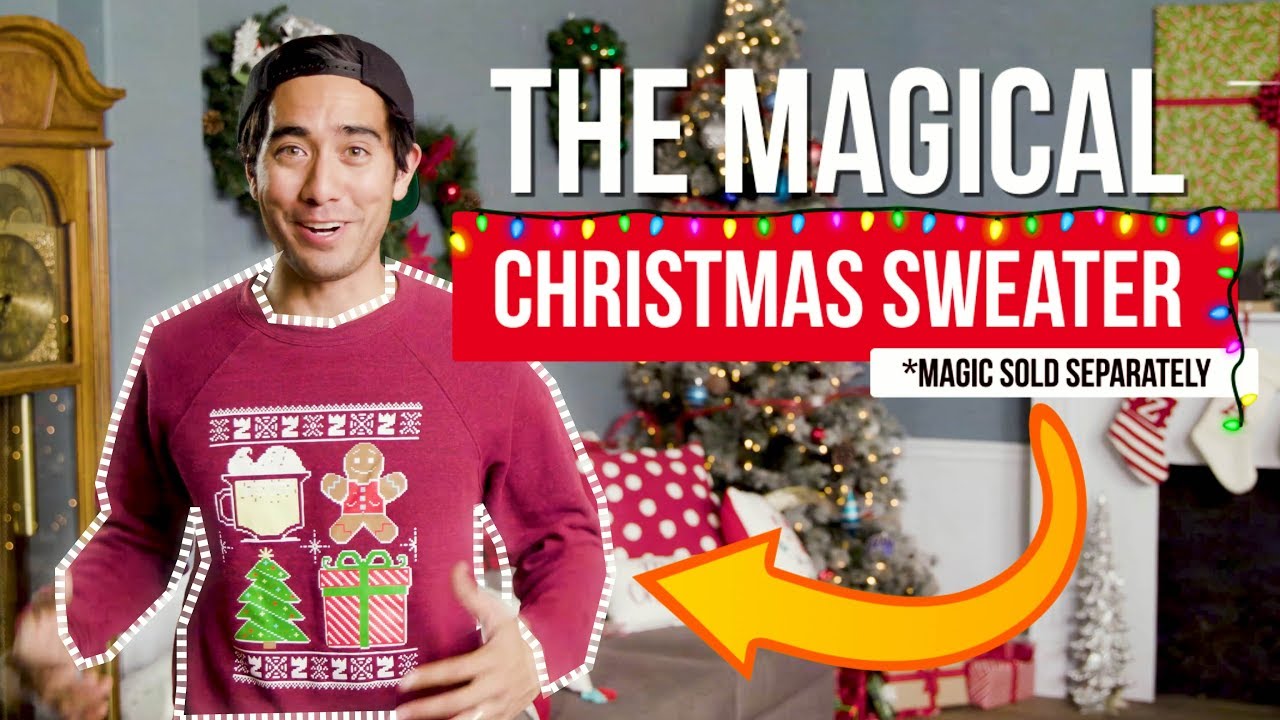 The Magical Christmas Sweater zach king videos