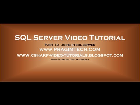 Joins in sql server - Part 12