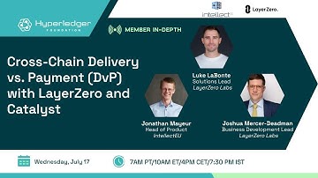 Hyperledger In-depth webinar: Cross-Chain Delivery vs. Payment (DvP) with LayerZero and Catalyst
