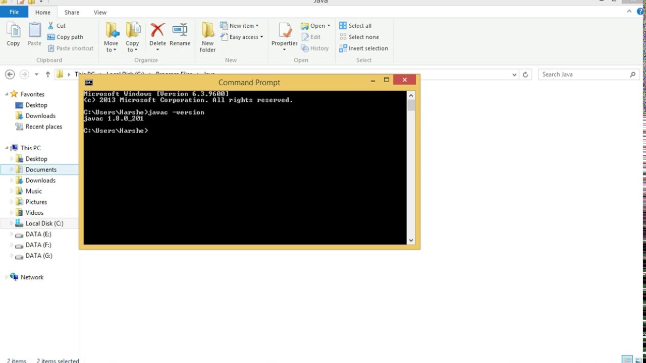 how to check java installed or not - YouTube