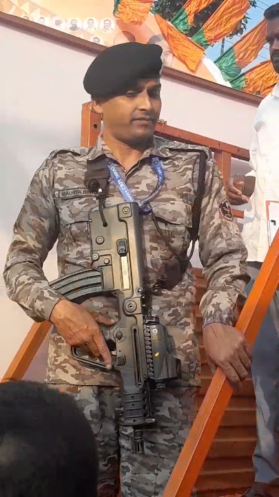 Dashing Central Reserve Police Force Officer #crpf #cisf #army #police #ips #capf #shorts