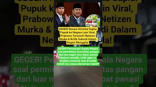 GEGER! Isu Suplai Pupuk ke Luar Negeri Picu Debat Panas Netizen!#shrots #viralvideo