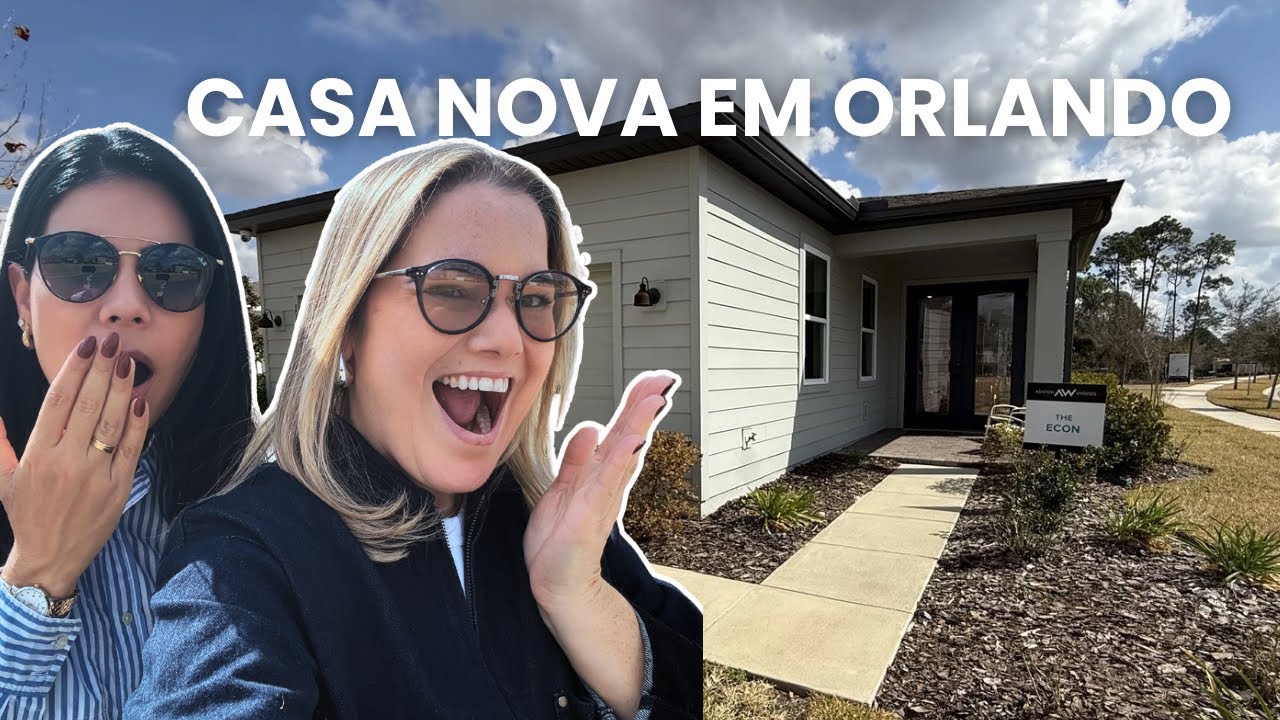 Casa nova em Orlando | Conheça essa casa em Winter Garden 🇺🇸