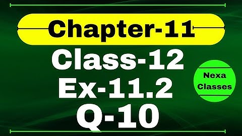 Class 12 Ex 11.2 Q10 Math | 3D Geometry | Q10 Ex 11.2 Class 12 Math | Ex 11.2 Q10 Class 12 Math Nexa