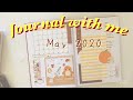 Journal with me  may spread 2020  izzybujo 