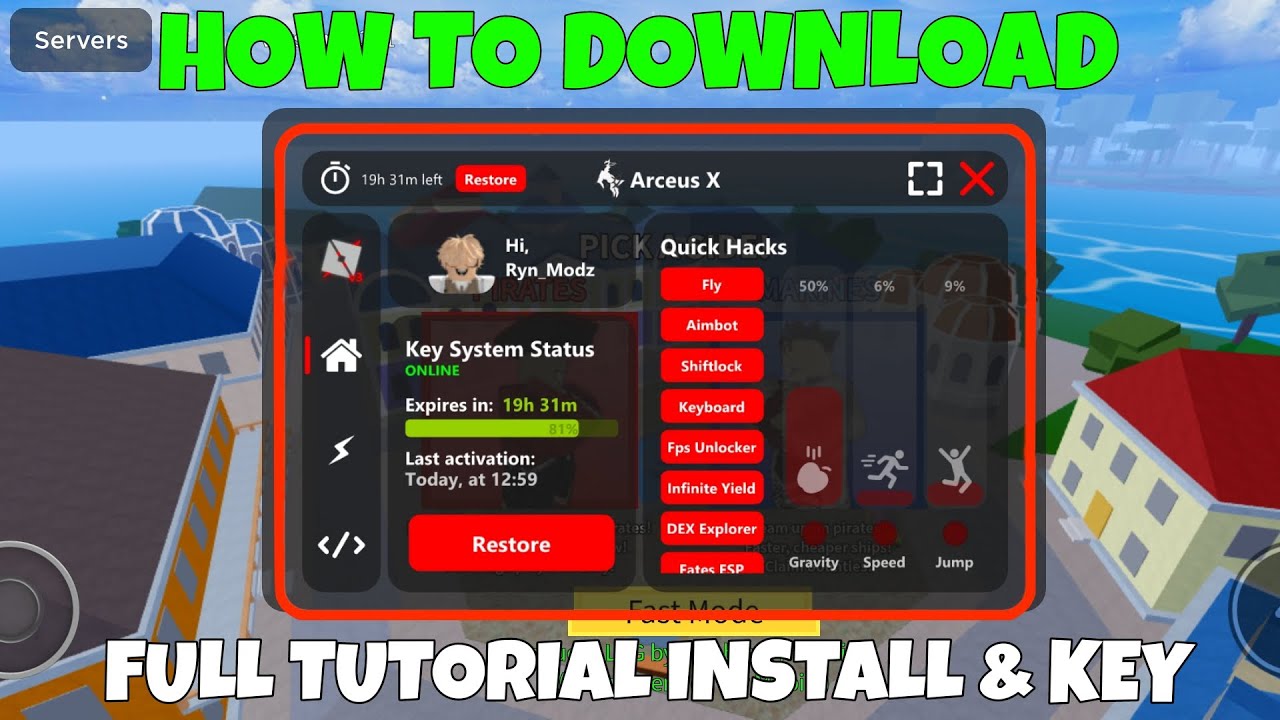 How to Download Roblox Arceus X 2.1.0