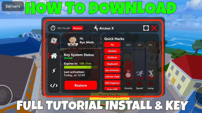 How to Download Roblox Arceus X 2.1.0