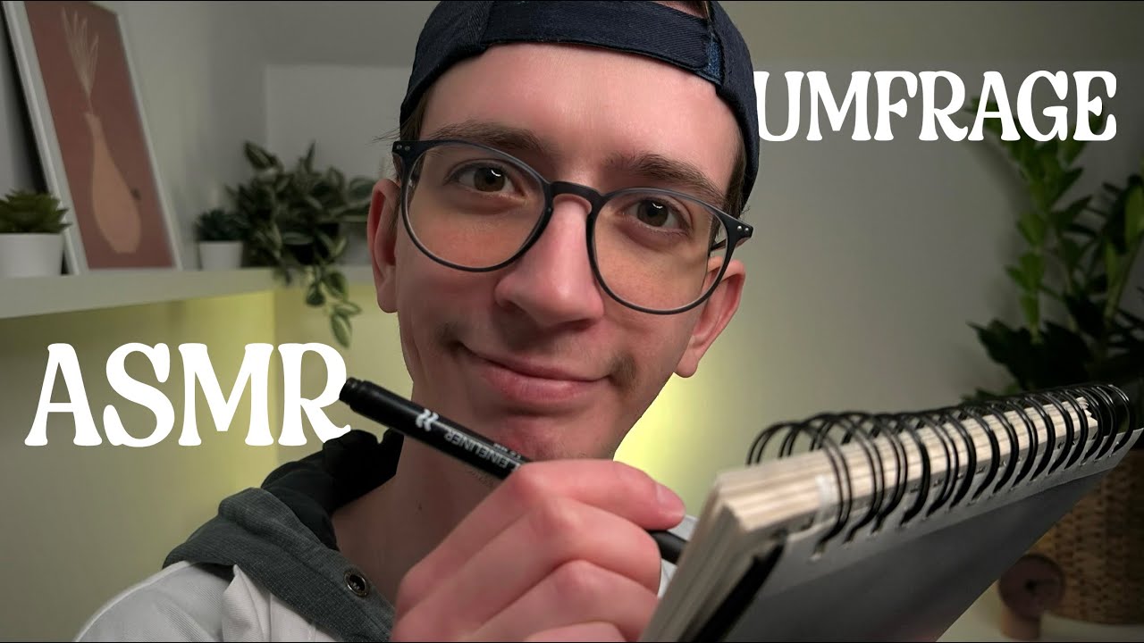 ASMR | Eine Umfrage über Ernährung! 🍏 | Fragebogen Roleplay