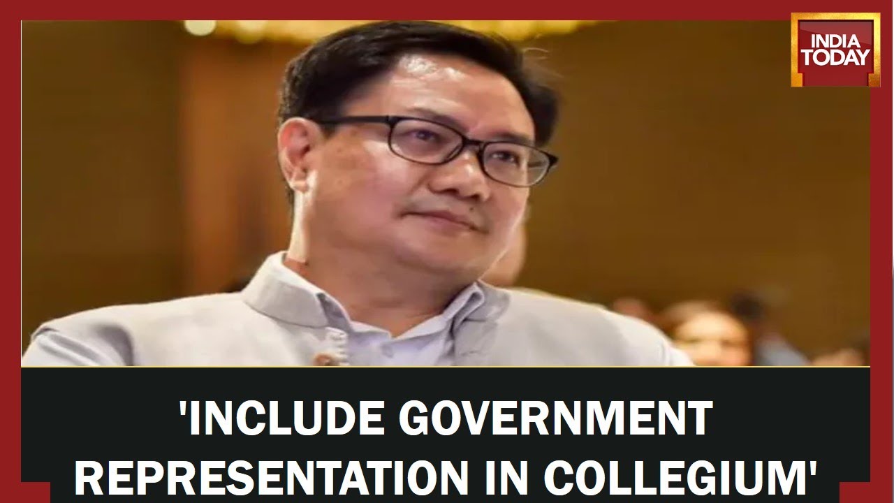 Law Minister's Writes Letter To CJI Over Collegium Row Says ,'Include Govt  Representation'