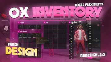 FIVEM OX_INVENTORY REDESING | RARITY, THROWING, BACKPACK SYSTEM, DMG INDI, RENAME ITEM [ESX/QB/QBX]