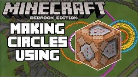 Minecraft Bedrock Edition Circle Generator!