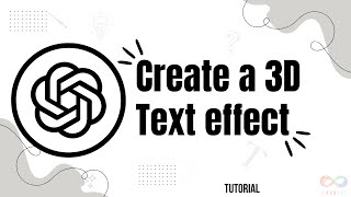 How to create a 3D text effect on ChatGPT