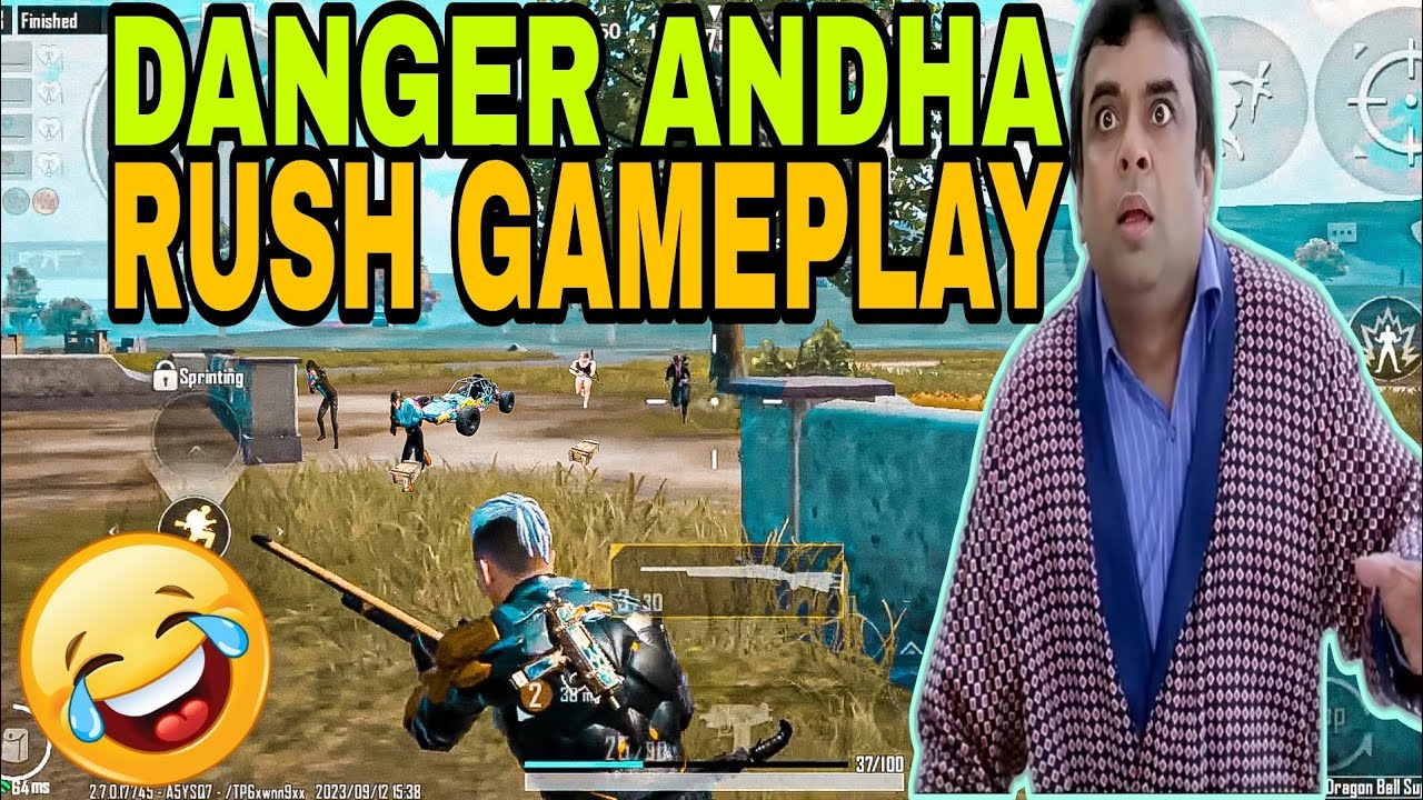 danger Andha rush gameplay bgmi pubgmobile moments funny - YouTube