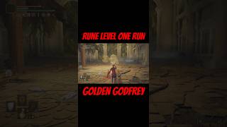 Rune Level One Run | Golden Godfrey #eldenring #metalgearrising #challenge #boss #gaming #youtube