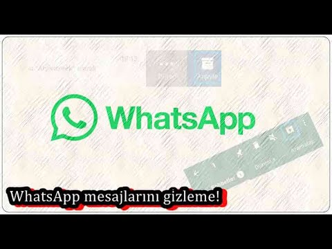 3 Adımda WhatsApp Mesajlarını Gizleme!