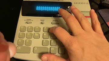 Texas Instruments TI 5045SV Printing Calculator Super View 12 Digit 2 Color