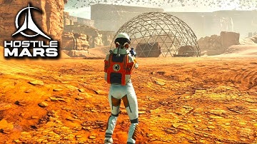 Build Craft Survive | Hostile Mars Gameplay | First Look