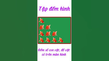 Phát triển kỹ năng tư duy logic| Nhóm phần mềm làm quen, nhận biết số đếm| Tập đếm hình