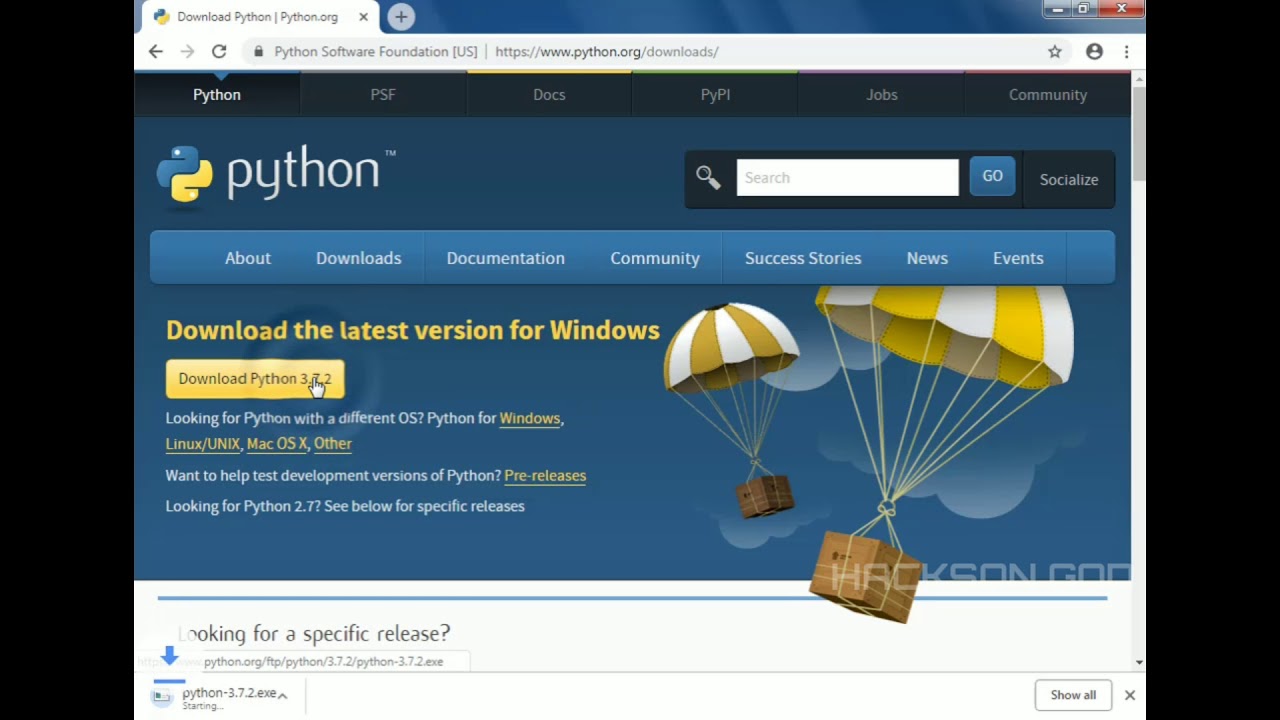 python 3.7 download windows 10