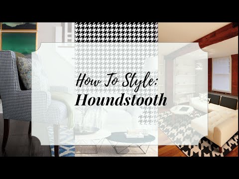 Houndstooth Upholstery Fabric