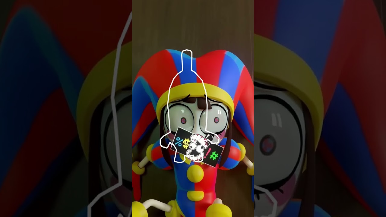 Banana Cat and Pomni | Banana Cat saves Pomni 🍌🎪
