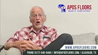 APOS FLOORS Review Alvarado Texas, Granite Countertops cleburne