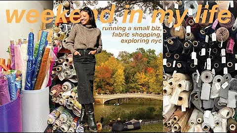 A Small Business Owner's Vibrant Fall Weekend: Exploring NYC's Fabric Shops & Hauling Candle Fragrances