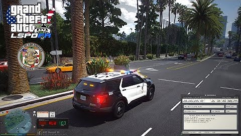 [NO COMMENTARY] GTA V LSPDFR - THE MOST REALISTIC SHOOTOUT IN DOWNTOWN | OFFICER DOWN - LAPD