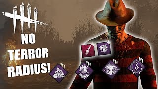 NO TERROR RADIUS! | Dead By Daylight FREDDY KRUEGER PERK BUILDS